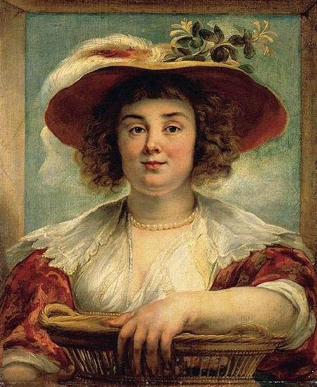 Jacob Jordaens Portrait of the Artist's Daughter Elizabeth oil painting picture